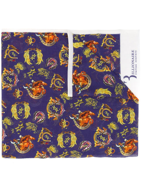 cowboy print scarf